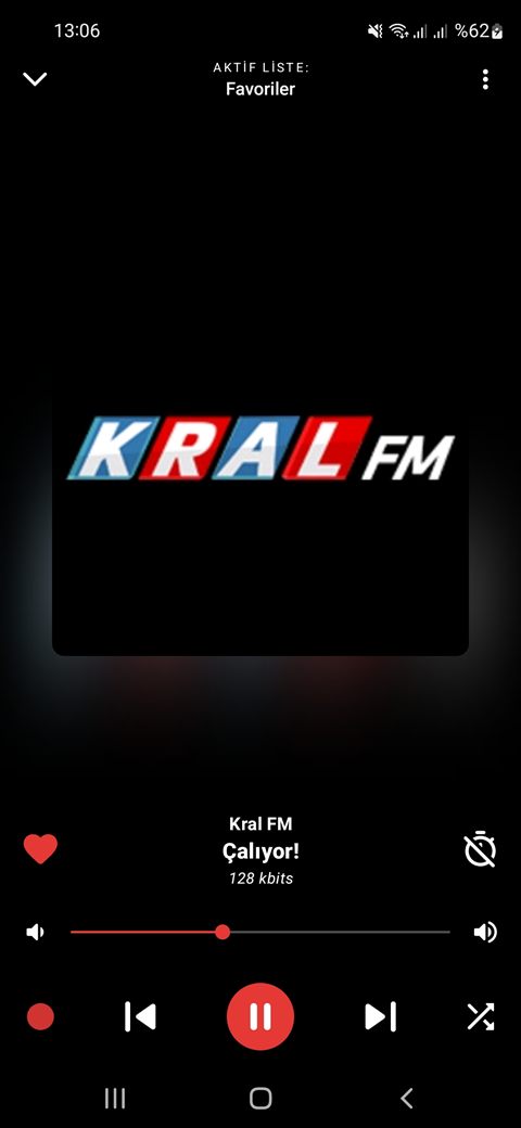 Canlı yayını MP3 olarak kaydetme ekranı